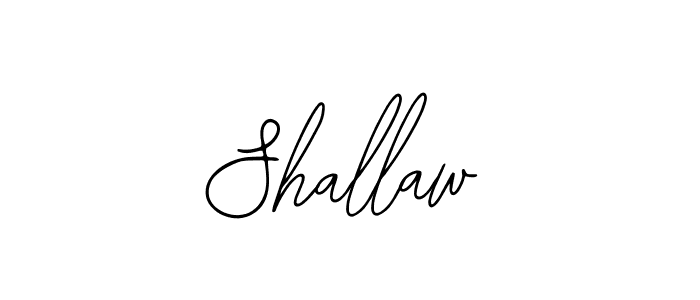 It looks lik you need a new signature style for name Shallaw. Design unique handwritten (Bearetta-2O07w) signature with our free signature maker in just a few clicks. Shallaw signature style 12 images and pictures png