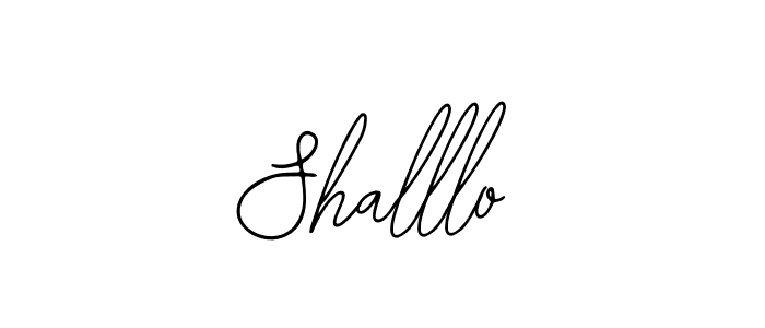 Design your own signature with our free online signature maker. With this signature software, you can create a handwritten (Bearetta-2O07w) signature for name Shalllo. Shalllo signature style 12 images and pictures png