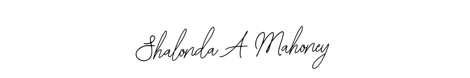 Create a beautiful signature design for name Shalonda A Mahoney. With this signature (Bearetta-2O07w) fonts, you can make a handwritten signature for free. Shalonda A Mahoney signature style 12 images and pictures png