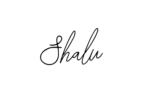 Use a signature maker to create a handwritten signature online. With this signature software, you can design (Bearetta-2O07w) your own signature for name Shalu. Shalu signature style 12 images and pictures png