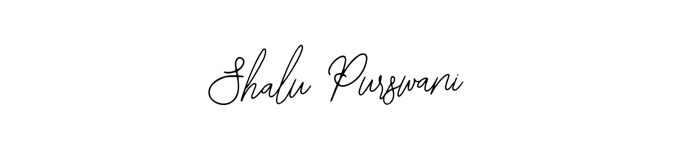 Design your own signature with our free online signature maker. With this signature software, you can create a handwritten (Bearetta-2O07w) signature for name Shalu Purswani. Shalu Purswani signature style 12 images and pictures png