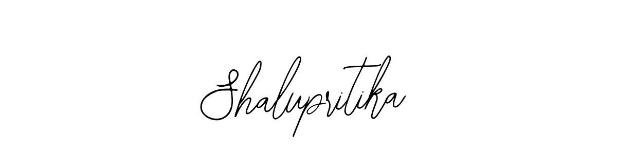 Also You can easily find your signature by using the search form. We will create Shalupritika name handwritten signature images for you free of cost using Bearetta-2O07w sign style. Shalupritika signature style 12 images and pictures png