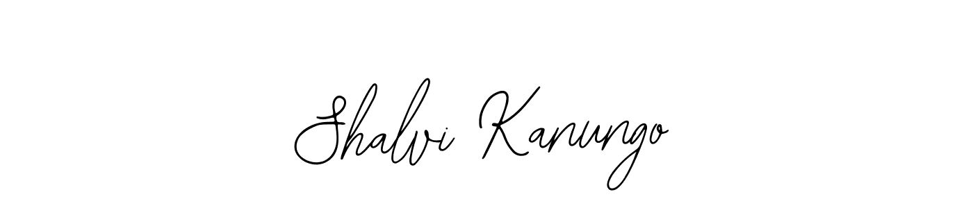 How to make Shalvi Kanungo name signature. Use Bearetta-2O07w style for creating short signs online. This is the latest handwritten sign. Shalvi Kanungo signature style 12 images and pictures png