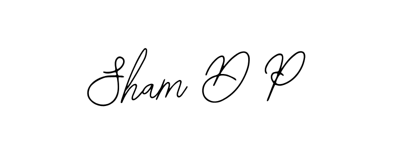 Make a beautiful signature design for name Sham D P. With this signature (Bearetta-2O07w) style, you can create a handwritten signature for free. Sham D P signature style 12 images and pictures png