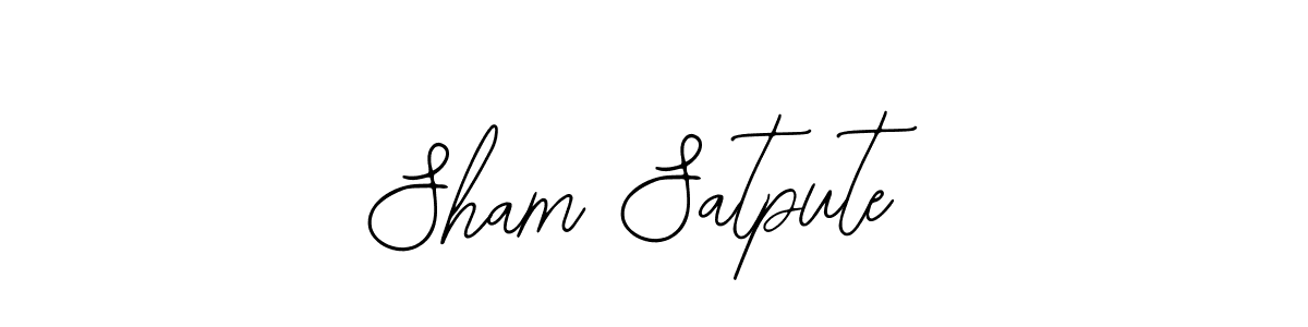 This is the best signature style for the Sham Satpute name. Also you like these signature font (Bearetta-2O07w). Mix name signature. Sham Satpute signature style 12 images and pictures png