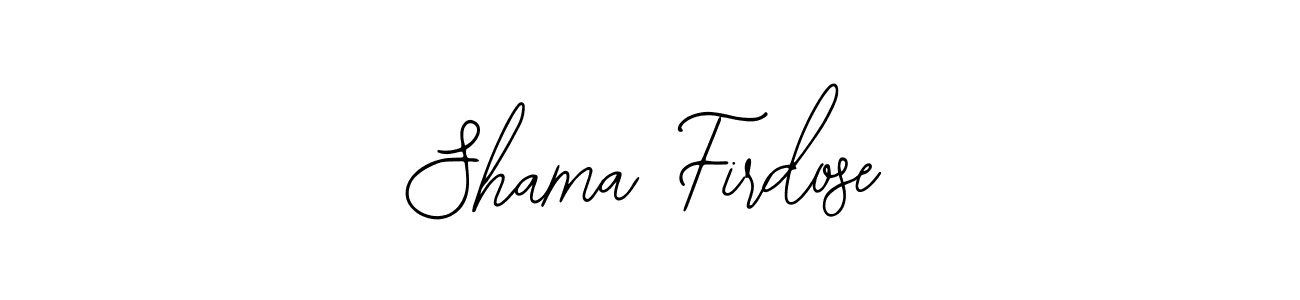 Once you've used our free online signature maker to create your best signature Bearetta-2O07w style, it's time to enjoy all of the benefits that Shama Firdose name signing documents. Shama Firdose signature style 12 images and pictures png