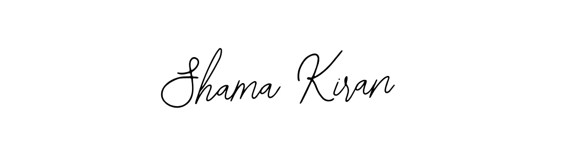 Shama Kiran stylish signature style. Best Handwritten Sign (Bearetta-2O07w) for my name. Handwritten Signature Collection Ideas for my name Shama Kiran. Shama Kiran signature style 12 images and pictures png