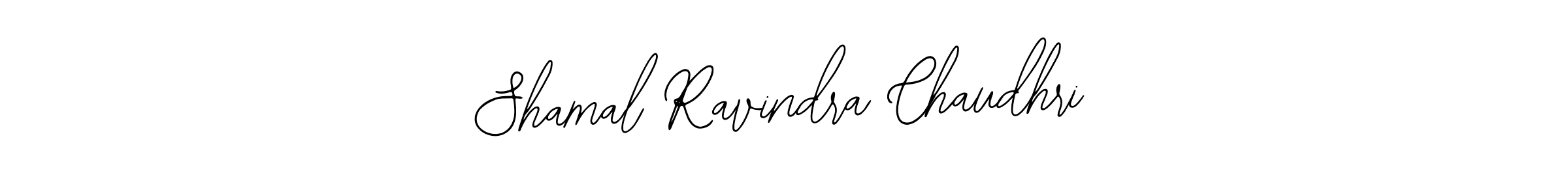 It looks lik you need a new signature style for name Shamal Ravindra Chaudhri. Design unique handwritten (Bearetta-2O07w) signature with our free signature maker in just a few clicks. Shamal Ravindra Chaudhri signature style 12 images and pictures png