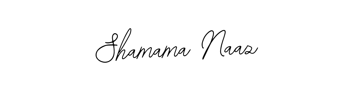 Also You can easily find your signature by using the search form. We will create Shamama Naaz name handwritten signature images for you free of cost using Bearetta-2O07w sign style. Shamama Naaz signature style 12 images and pictures png