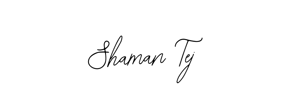 How to Draw Shaman Tej signature style? Bearetta-2O07w is a latest design signature styles for name Shaman Tej. Shaman Tej signature style 12 images and pictures png
