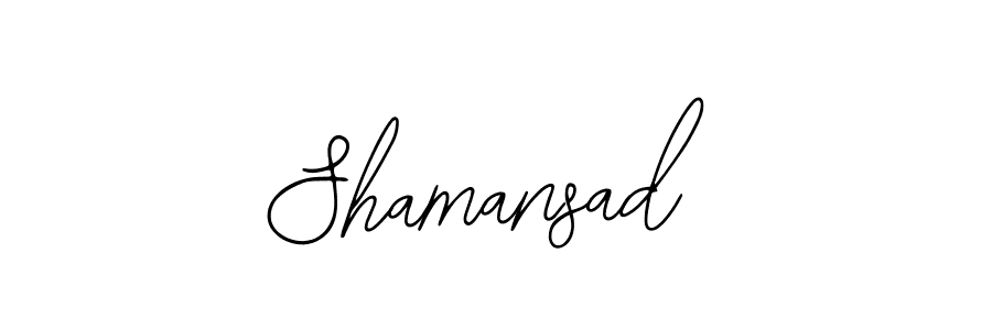 Create a beautiful signature design for name Shamansad. With this signature (Bearetta-2O07w) fonts, you can make a handwritten signature for free. Shamansad signature style 12 images and pictures png