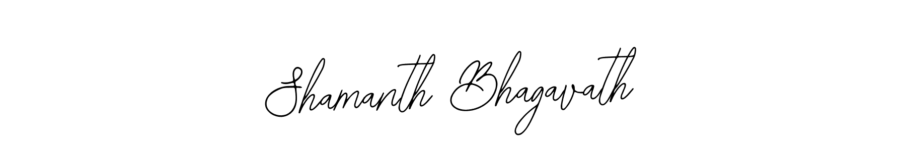 Use a signature maker to create a handwritten signature online. With this signature software, you can design (Bearetta-2O07w) your own signature for name Shamanth Bhagavath. Shamanth Bhagavath signature style 12 images and pictures png