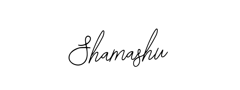 Use a signature maker to create a handwritten signature online. With this signature software, you can design (Bearetta-2O07w) your own signature for name Shamashu. Shamashu signature style 12 images and pictures png