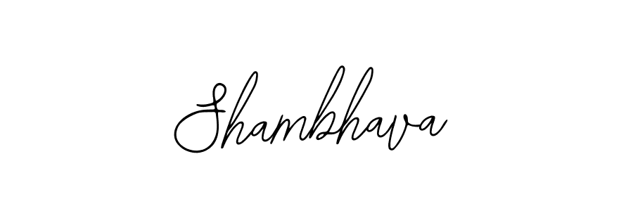 How to make Shambhava signature? Bearetta-2O07w is a professional autograph style. Create handwritten signature for Shambhava name. Shambhava signature style 12 images and pictures png