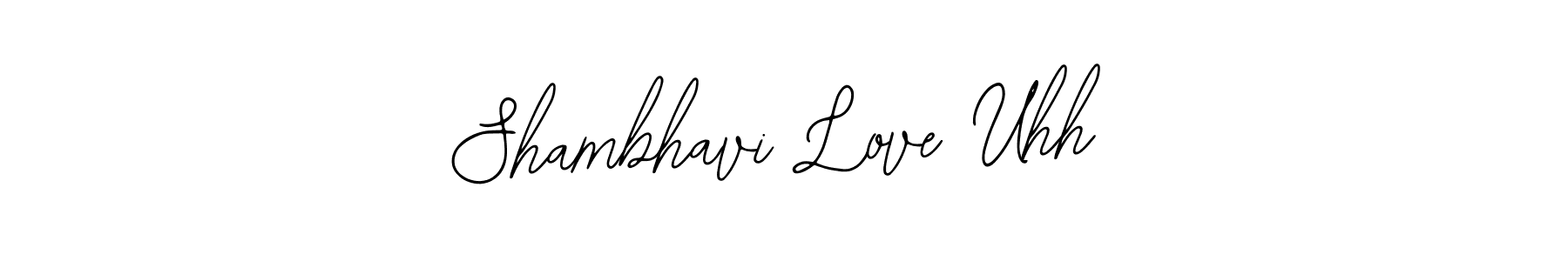 The best way (Bearetta-2O07w) to make a short signature is to pick only two or three words in your name. The name Shambhavi Love Uhh include a total of six letters. For converting this name. Shambhavi Love Uhh signature style 12 images and pictures png