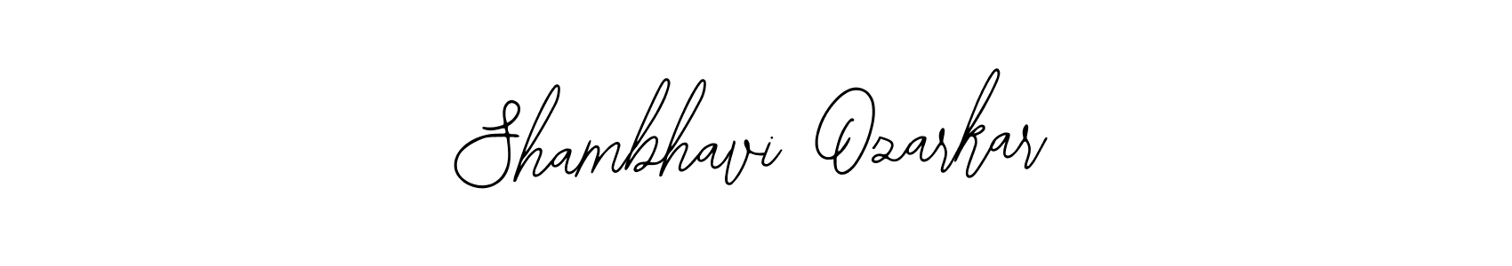 Design your own signature with our free online signature maker. With this signature software, you can create a handwritten (Bearetta-2O07w) signature for name Shambhavi Ozarkar. Shambhavi Ozarkar signature style 12 images and pictures png