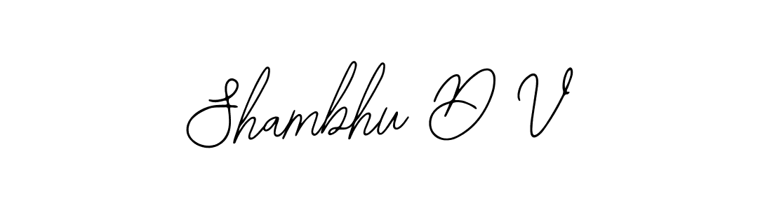 Similarly Bearetta-2O07w is the best handwritten signature design. Signature creator online .You can use it as an online autograph creator for name Shambhu D V. Shambhu D V signature style 12 images and pictures png