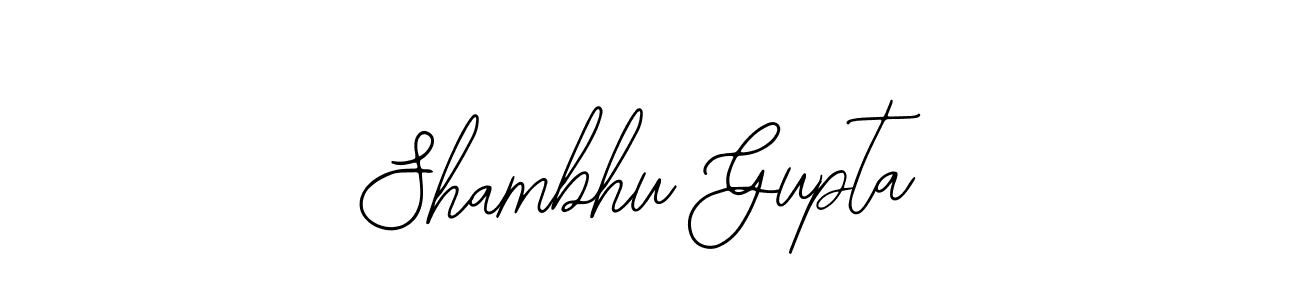 Use a signature maker to create a handwritten signature online. With this signature software, you can design (Bearetta-2O07w) your own signature for name Shambhu Gupta. Shambhu Gupta signature style 12 images and pictures png