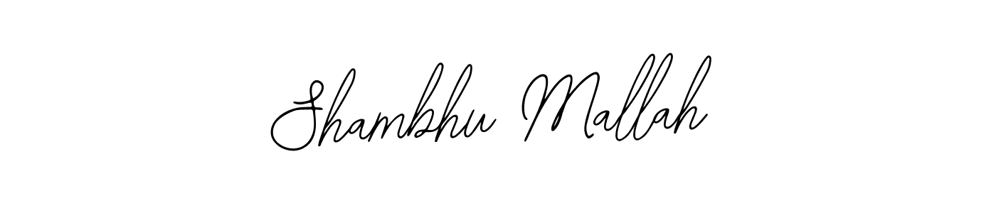 Make a beautiful signature design for name Shambhu Mallah. With this signature (Bearetta-2O07w) style, you can create a handwritten signature for free. Shambhu Mallah signature style 12 images and pictures png