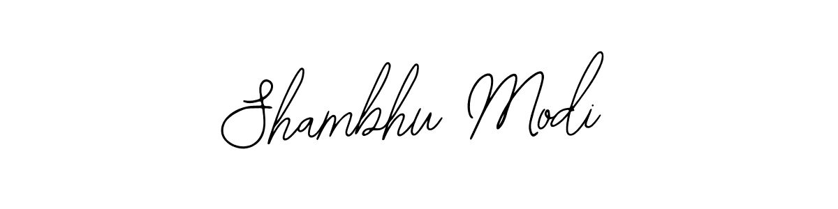 You should practise on your own different ways (Bearetta-2O07w) to write your name (Shambhu Modi) in signature. don't let someone else do it for you. Shambhu Modi signature style 12 images and pictures png