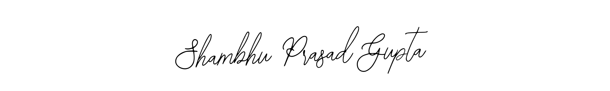 Use a signature maker to create a handwritten signature online. With this signature software, you can design (Bearetta-2O07w) your own signature for name Shambhu Prasad Gupta. Shambhu Prasad Gupta signature style 12 images and pictures png