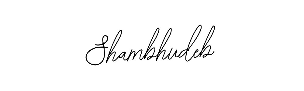 Use a signature maker to create a handwritten signature online. With this signature software, you can design (Bearetta-2O07w) your own signature for name Shambhudeb. Shambhudeb signature style 12 images and pictures png
