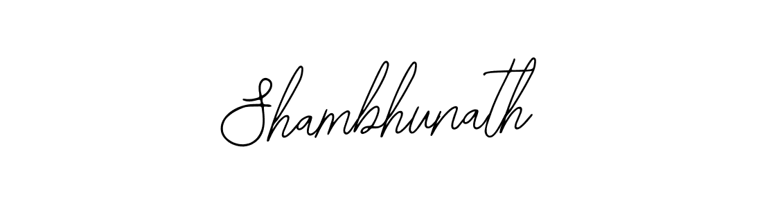 The best way (Bearetta-2O07w) to make a short signature is to pick only two or three words in your name. The name Shambhunath include a total of six letters. For converting this name. Shambhunath signature style 12 images and pictures png