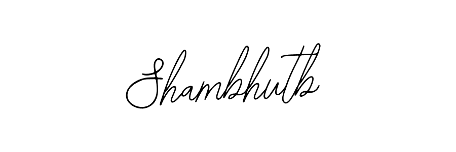 Bearetta-2O07w is a professional signature style that is perfect for those who want to add a touch of class to their signature. It is also a great choice for those who want to make their signature more unique. Get Shambhutb name to fancy signature for free. Shambhutb signature style 12 images and pictures png