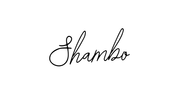 Make a beautiful signature design for name Shambo. With this signature (Bearetta-2O07w) style, you can create a handwritten signature for free. Shambo signature style 12 images and pictures png