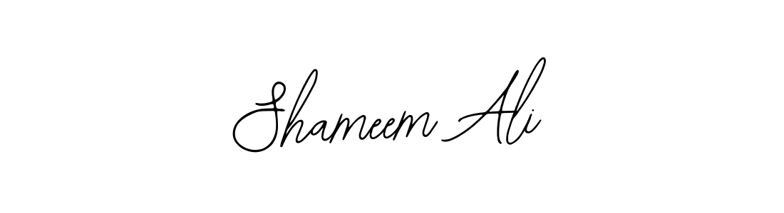 How to make Shameem Ali name signature. Use Bearetta-2O07w style for creating short signs online. This is the latest handwritten sign. Shameem Ali signature style 12 images and pictures png