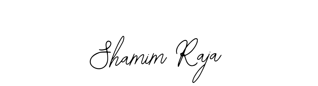 You should practise on your own different ways (Bearetta-2O07w) to write your name (Shamim Raja) in signature. don't let someone else do it for you. Shamim Raja signature style 12 images and pictures png