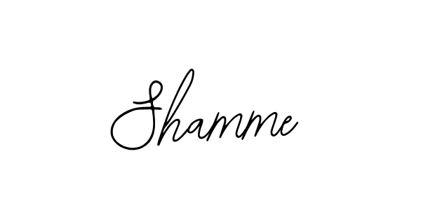 Shamme stylish signature style. Best Handwritten Sign (Bearetta-2O07w) for my name. Handwritten Signature Collection Ideas for my name Shamme. Shamme signature style 12 images and pictures png