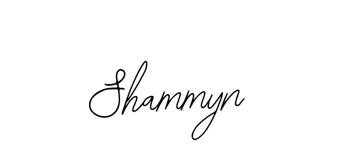 Make a beautiful signature design for name Shammyn. With this signature (Bearetta-2O07w) style, you can create a handwritten signature for free. Shammyn signature style 12 images and pictures png