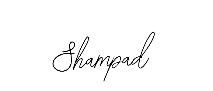 Use a signature maker to create a handwritten signature online. With this signature software, you can design (Bearetta-2O07w) your own signature for name Shampad. Shampad signature style 12 images and pictures png
