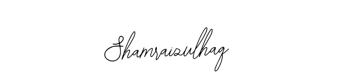 How to make Shamraizulhaq signature? Bearetta-2O07w is a professional autograph style. Create handwritten signature for Shamraizulhaq name. Shamraizulhaq signature style 12 images and pictures png