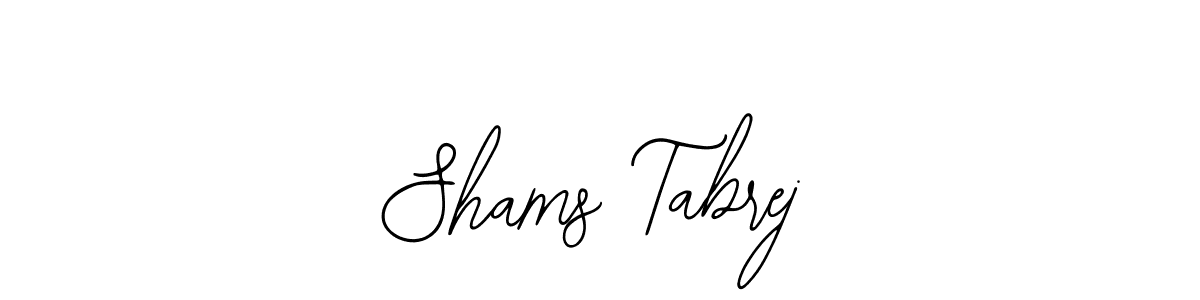 Similarly Bearetta-2O07w is the best handwritten signature design. Signature creator online .You can use it as an online autograph creator for name Shams Tabrej. Shams Tabrej signature style 12 images and pictures png