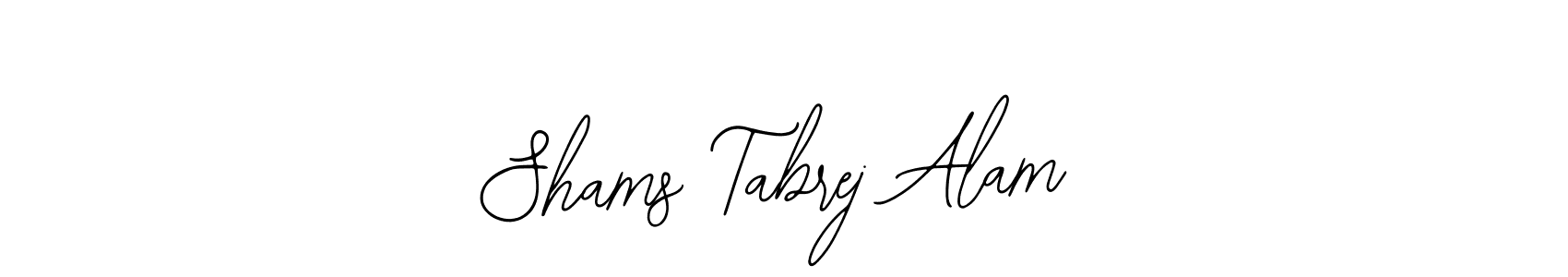 Make a beautiful signature design for name Shams Tabrej Alam. Use this online signature maker to create a handwritten signature for free. Shams Tabrej Alam signature style 12 images and pictures png