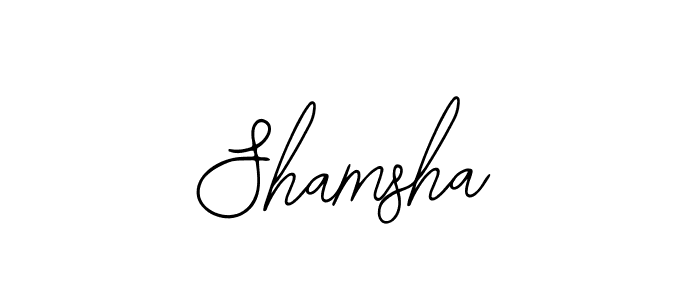 Also we have Shamsha name is the best signature style. Create professional handwritten signature collection using Bearetta-2O07w autograph style. Shamsha signature style 12 images and pictures png