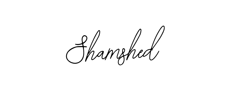 Create a beautiful signature design for name Shamshed. With this signature (Bearetta-2O07w) fonts, you can make a handwritten signature for free. Shamshed signature style 12 images and pictures png