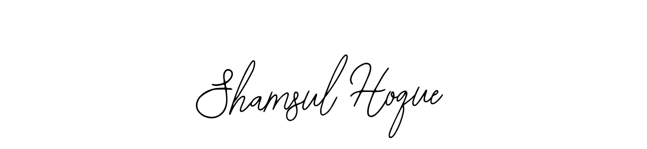 Use a signature maker to create a handwritten signature online. With this signature software, you can design (Bearetta-2O07w) your own signature for name Shamsul Hoque. Shamsul Hoque signature style 12 images and pictures png