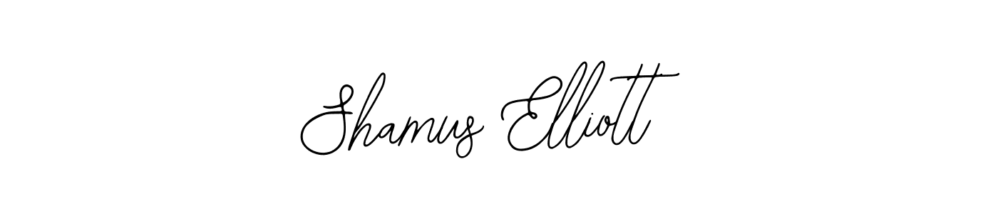 Bearetta-2O07w is a professional signature style that is perfect for those who want to add a touch of class to their signature. It is also a great choice for those who want to make their signature more unique. Get Shamus Elliott name to fancy signature for free. Shamus Elliott signature style 12 images and pictures png