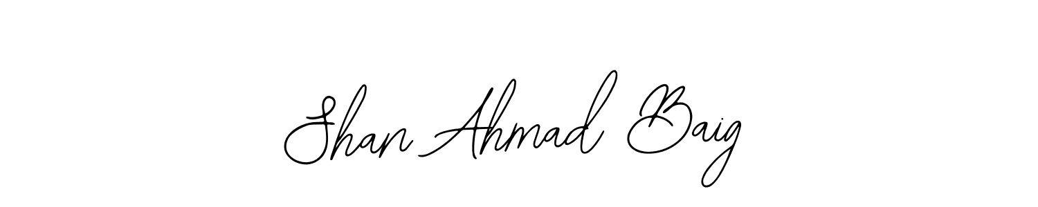 This is the best signature style for the Shan Ahmad Baig name. Also you like these signature font (Bearetta-2O07w). Mix name signature. Shan Ahmad Baig signature style 12 images and pictures png