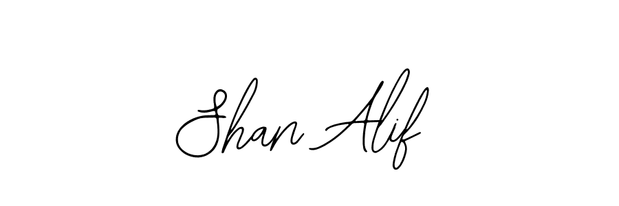 How to make Shan Alif name signature. Use Bearetta-2O07w style for creating short signs online. This is the latest handwritten sign. Shan Alif signature style 12 images and pictures png