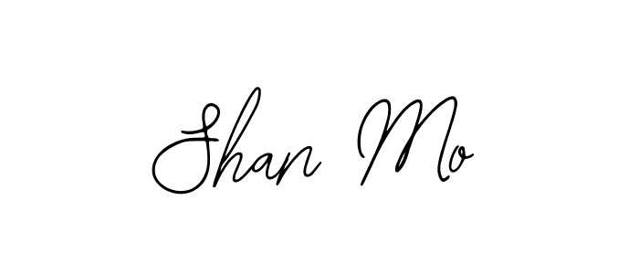 Shan Mo stylish signature style. Best Handwritten Sign (Bearetta-2O07w) for my name. Handwritten Signature Collection Ideas for my name Shan Mo. Shan Mo signature style 12 images and pictures png