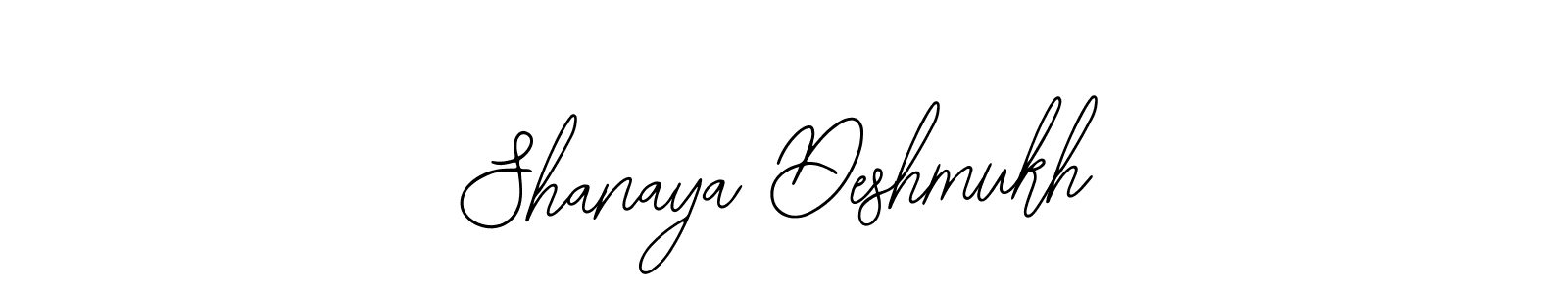 You should practise on your own different ways (Bearetta-2O07w) to write your name (Shanaya Deshmukh) in signature. don't let someone else do it for you. Shanaya Deshmukh signature style 12 images and pictures png