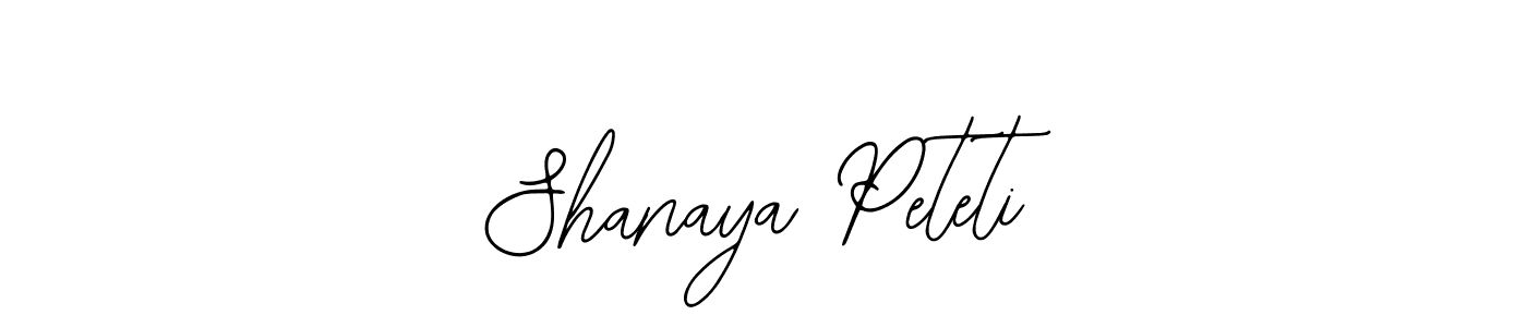 The best way (Bearetta-2O07w) to make a short signature is to pick only two or three words in your name. The name Shanaya Peteti include a total of six letters. For converting this name. Shanaya Peteti signature style 12 images and pictures png