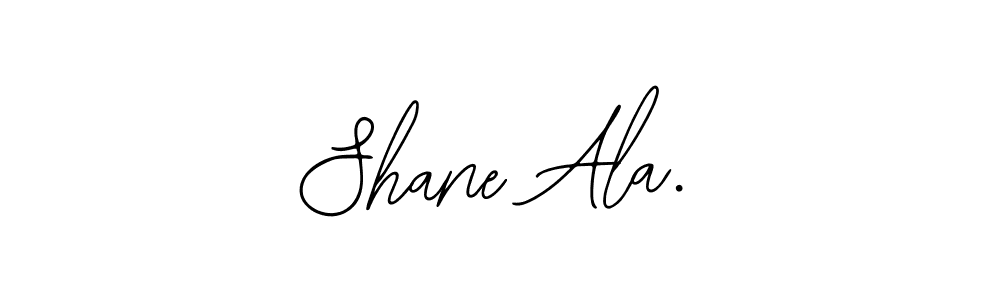 The best way (Bearetta-2O07w) to make a short signature is to pick only two or three words in your name. The name Shane Ala. include a total of six letters. For converting this name. Shane Ala. signature style 12 images and pictures png