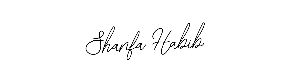 Use a signature maker to create a handwritten signature online. With this signature software, you can design (Bearetta-2O07w) your own signature for name Shanfa Habib. Shanfa Habib signature style 12 images and pictures png