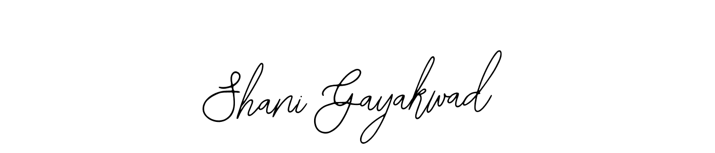 Create a beautiful signature design for name Shani Gayakwad. With this signature (Bearetta-2O07w) fonts, you can make a handwritten signature for free. Shani Gayakwad signature style 12 images and pictures png