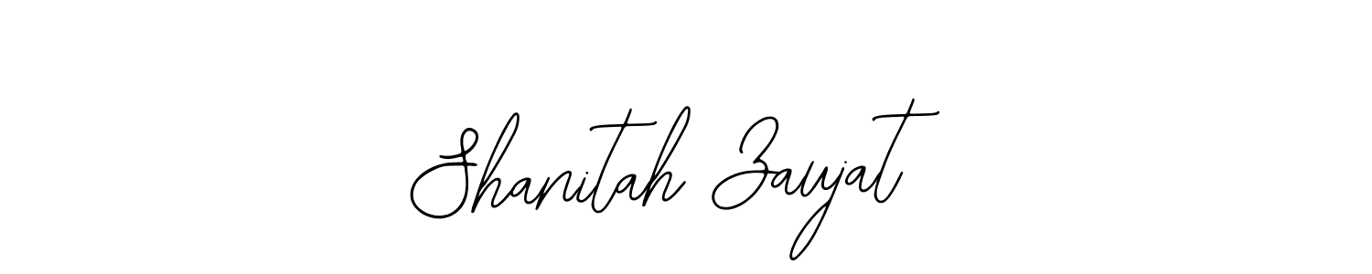 Design your own signature with our free online signature maker. With this signature software, you can create a handwritten (Bearetta-2O07w) signature for name Shanitah Zaujat. Shanitah Zaujat signature style 12 images and pictures png